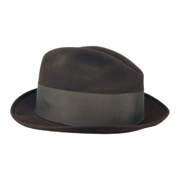 Champ Kasmir Finish Fedora Hat Brown Western Hills McAlpins Gentlemens Corner 7 - Picture 3 of 11